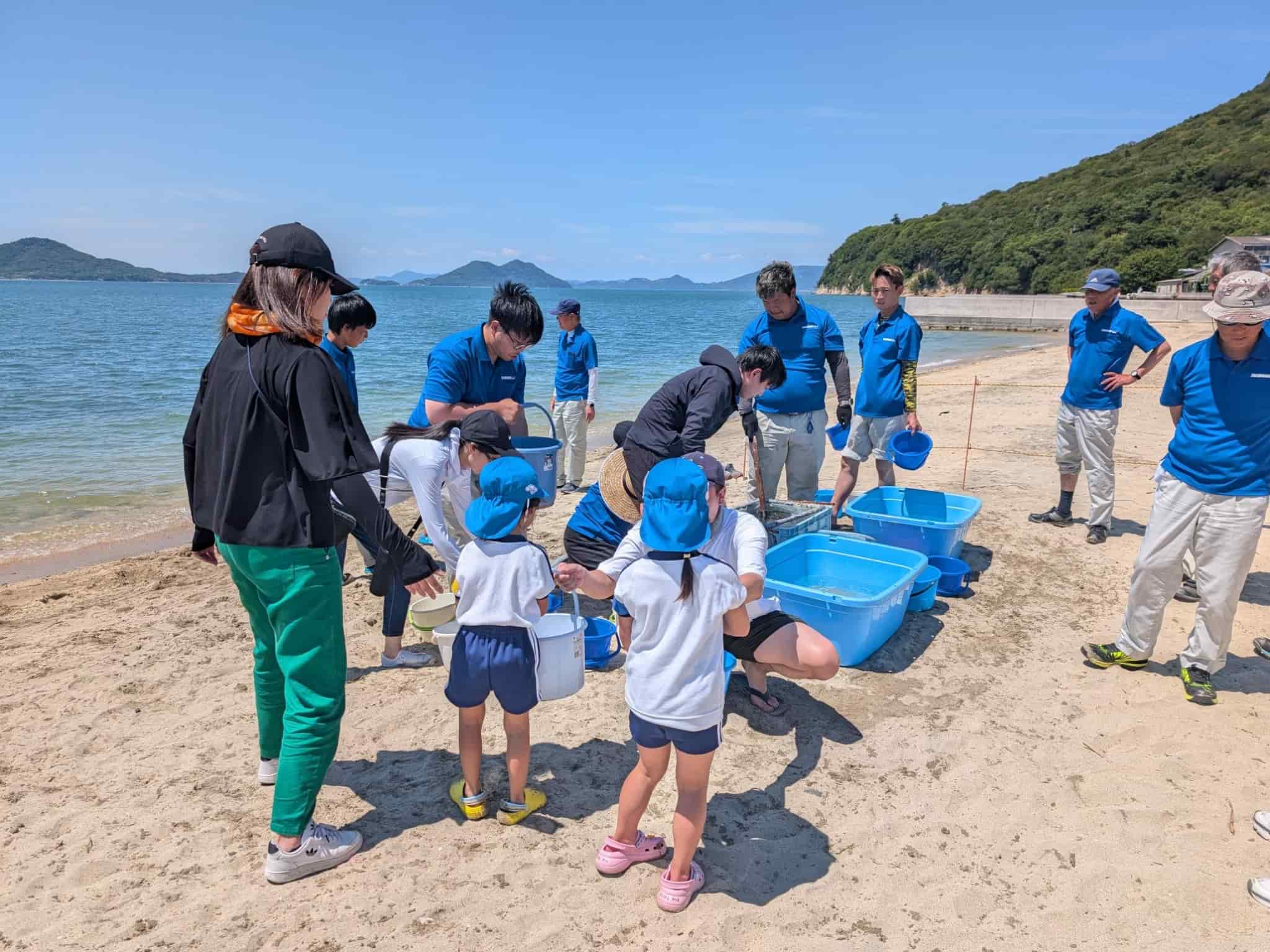 第12回　稚魚放流　in　浦生漁港