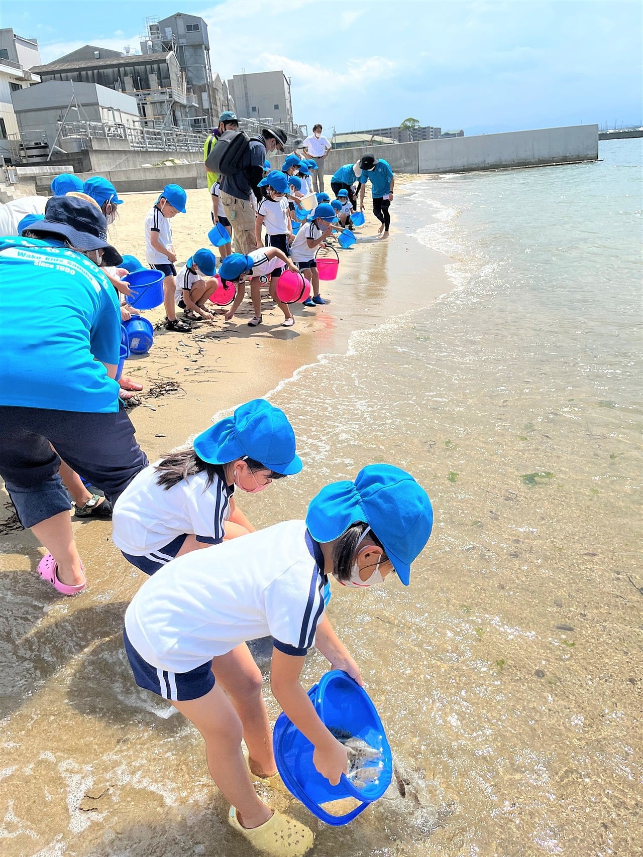 第11回　稚魚放流　in　浦生海岸