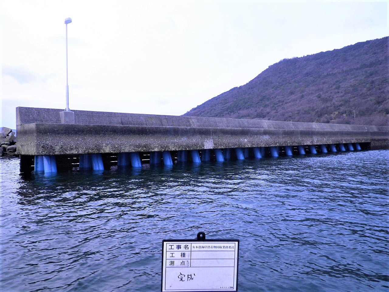 西防波堤防食工事