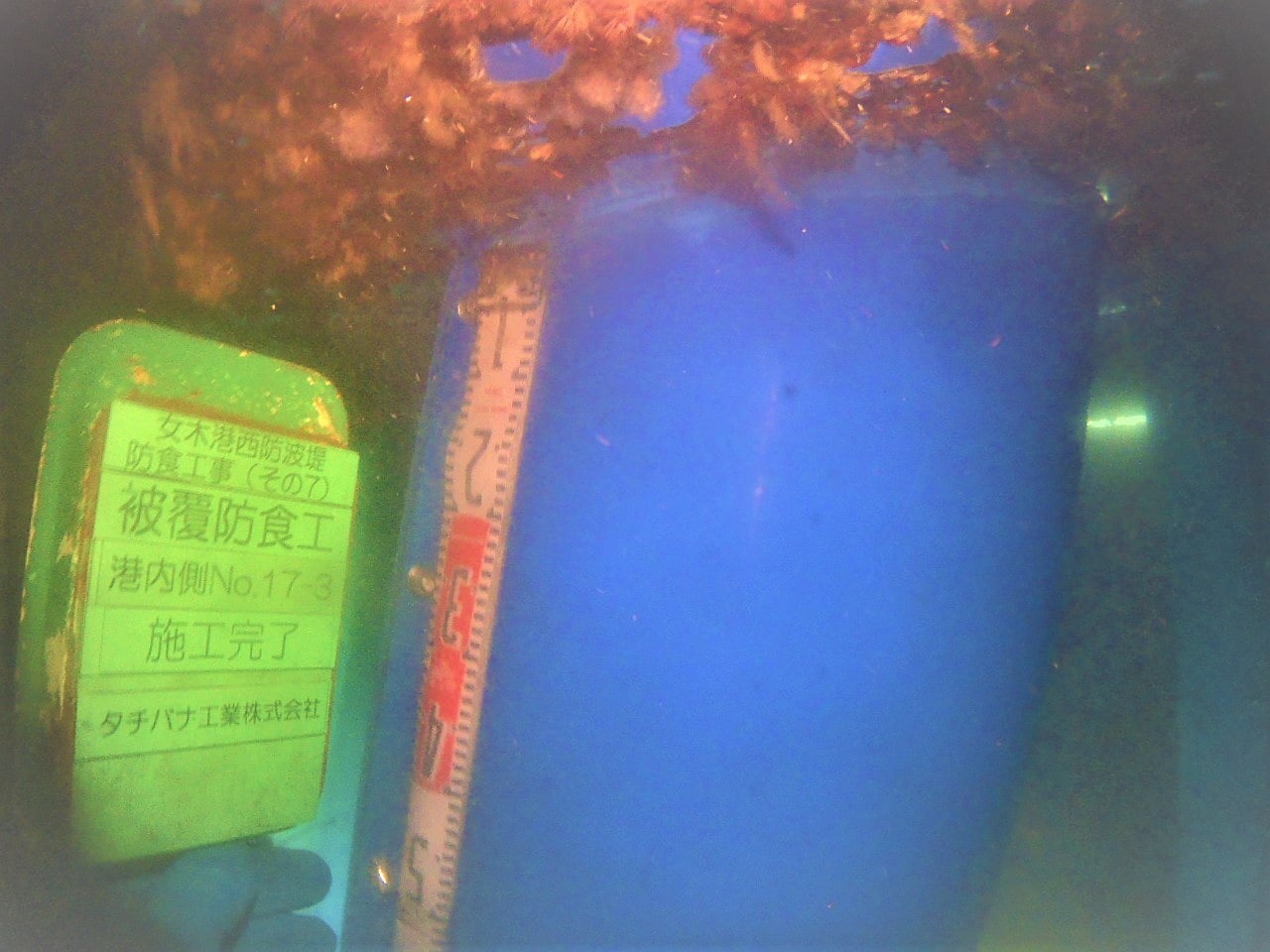 西防波堤防食工事（被覆防食工）
