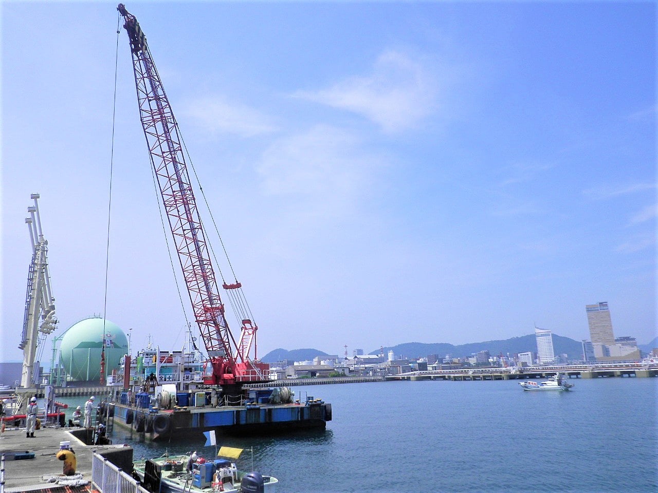 高松港港湾改良工事