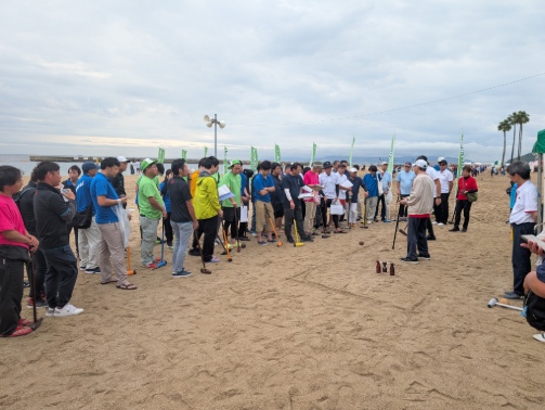 ビーチウッドボール開会式